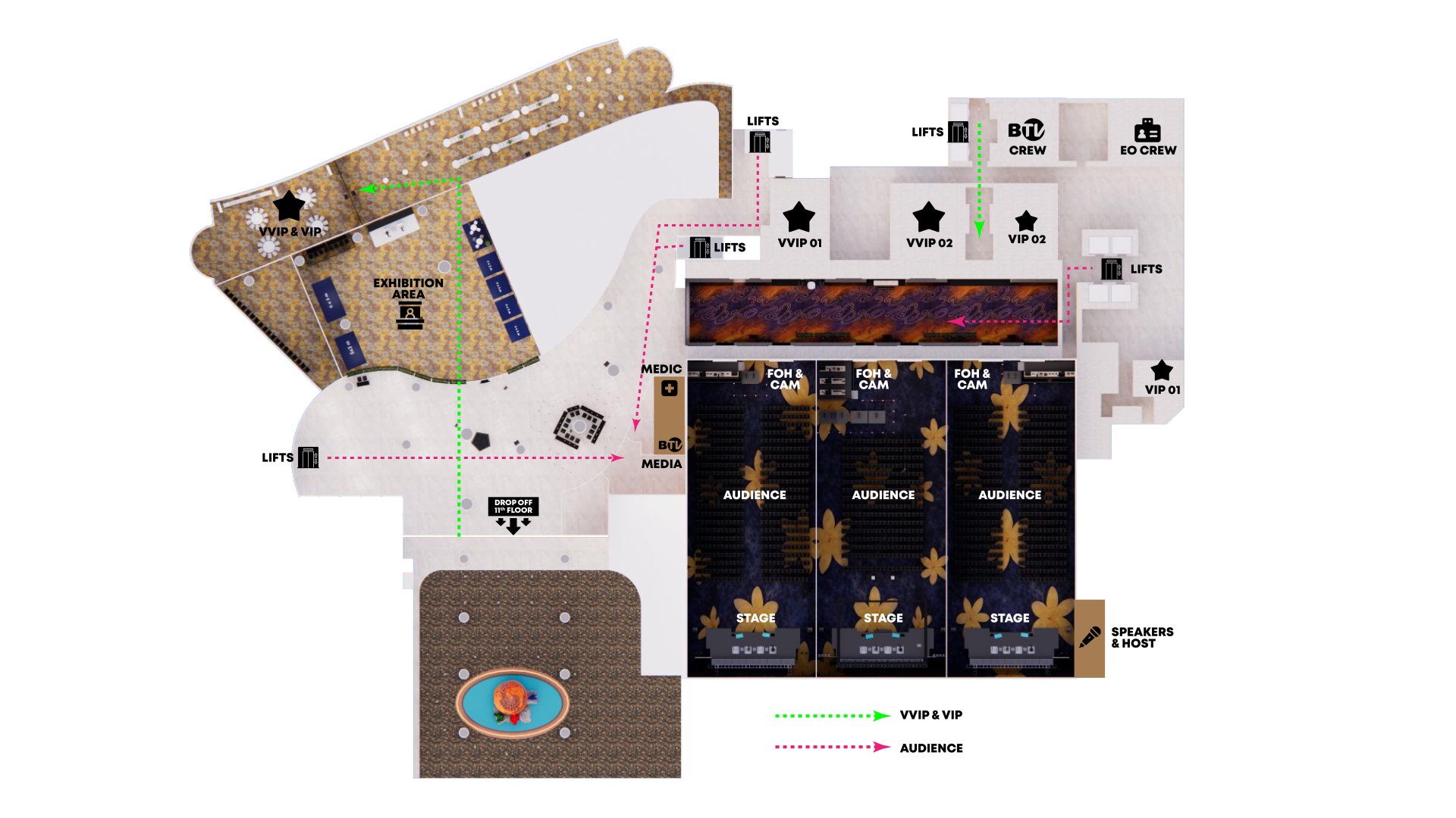 Raffles Jakarta - General Layout